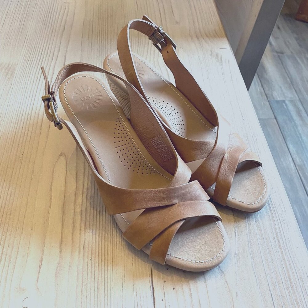 Ugg wedge heels size 7.5 US